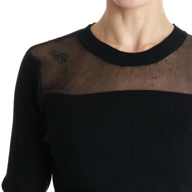 MAGLIA CON TRASPARENZA FRESH FLOWER - Mad Fashion | img vers.650x/